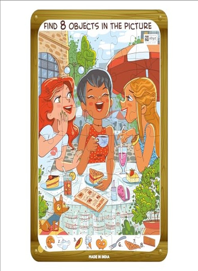 ABYZ Wooden Jigsaw Puzzle - Gossip Girls Playset for Fun Educational & Little Explorers, 30-Pieces & Pack of 5 Fun Games with Multicolor | Birthday Gift for (3-6 Year) Age Kids. - Image 1